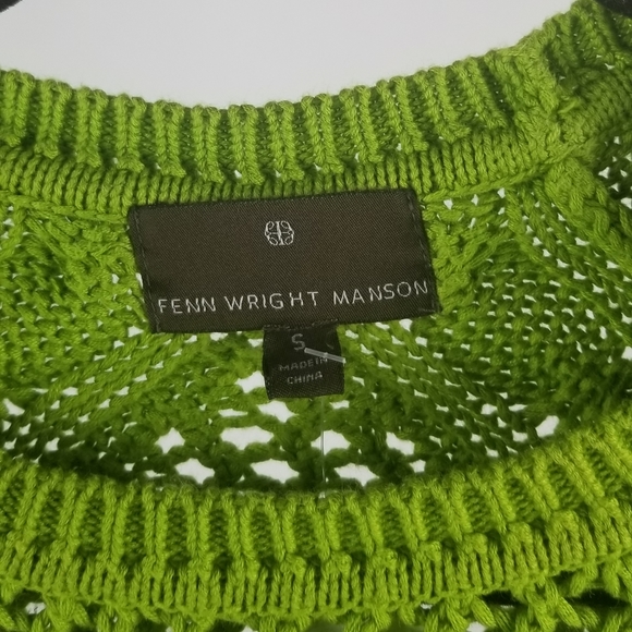 Fenn Wright Manson Green Knit Sweater - Picture 4 of 9